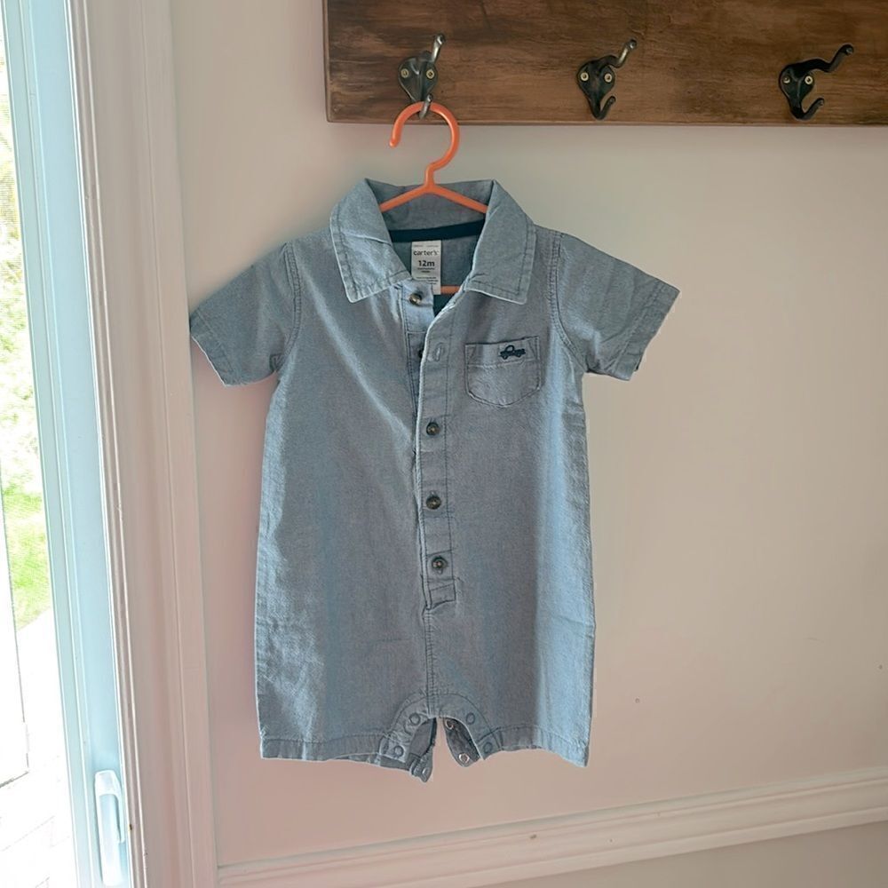 Carter’s denim summer jumpsuit